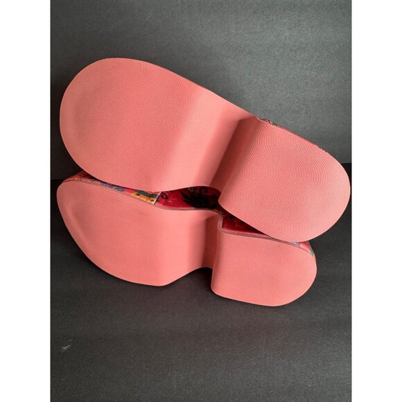 FARM Rio Pink Sunset Tapestry Platform Mule EU 36 US 6 - Picture 9 of 9